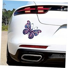 2 pcs Cool Butterfly Creative Animal Patterns Funny Car Bumper Sticker,6 Inch