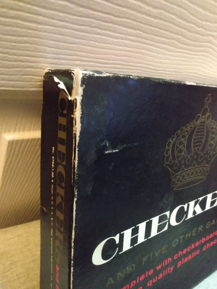 Complete Vintage 1960 Whitman Checkers & Five Other Games + Backgammon Board - Image 4 of 4