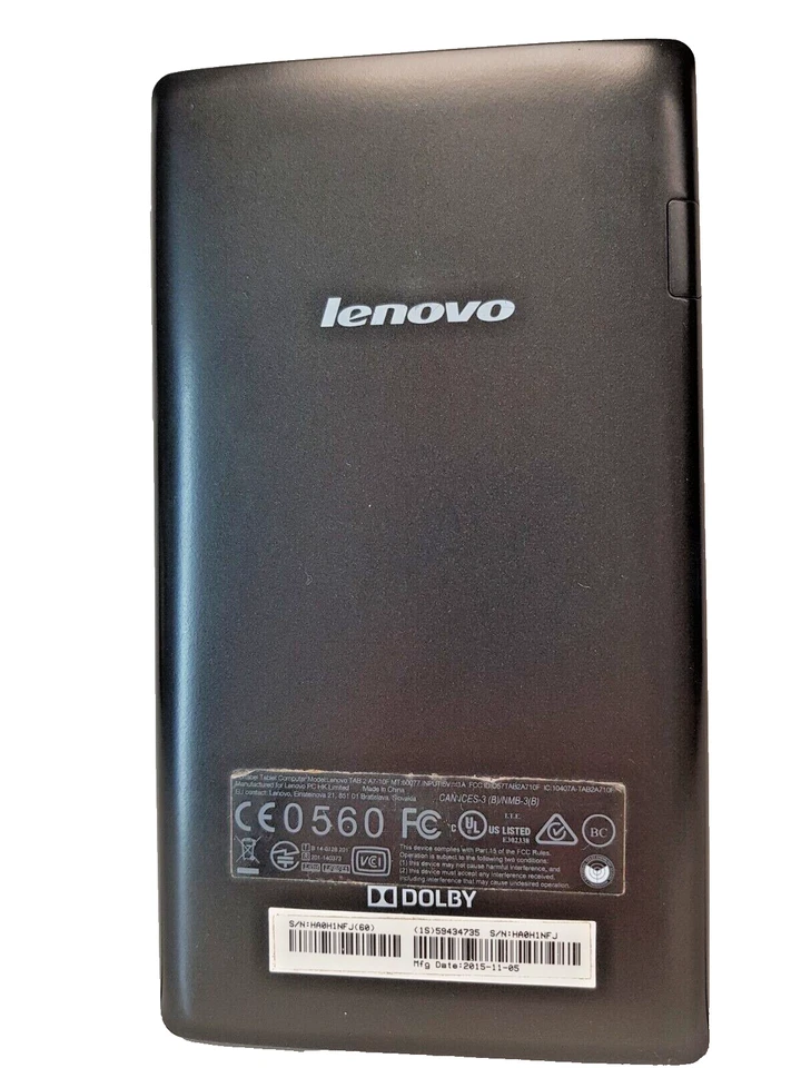 Tablet Lenovo Tab 2 A 7-10F 8GB, Wi-Fi, 7 Zoll - Bild 2 von 4