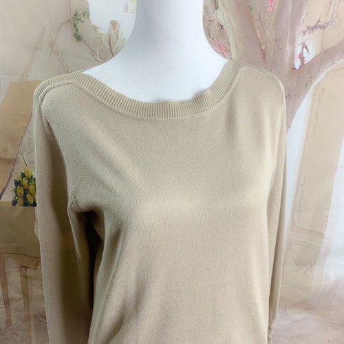 NEW T Tahari Women’s Flax Heather Pullover Sweater Size Small - Picture 5 of 10