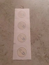 Mrs. Grossman’s Vintage Stickers Diaper Pin 2008 (3 Strips)