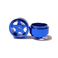 Staffs STAFFS15 Five Spoke Aluminum Front Wheels Blue 15.8 x 8.5mm