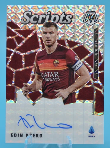 2020-21 Panini Mosaic Serie A Edin Dzeko Autograph Scripts SP Roma #S-Ed