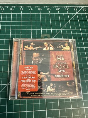AA Yo-Yo Ma Obrigado Brazil Live in Concert CD & DVD NEW Sealed