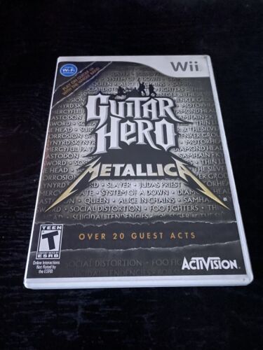 COMPLETO Guitar Hero: Metallica (Nintendo Wii, 2009) - Foto 1 di 3