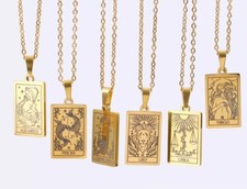 Image of Zodiac Necklace Constellation 18K Gold Plated