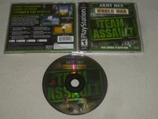  PLAYSTATION PS1 VIDEO GAME ARMY MEN WORLD WAR TEAM ASSAULT COMPLETE 3DO 