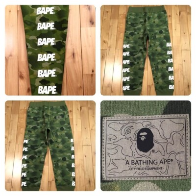 BAPE Gradation camo sweatpants olive A Bathing Ape Size XL | eBay