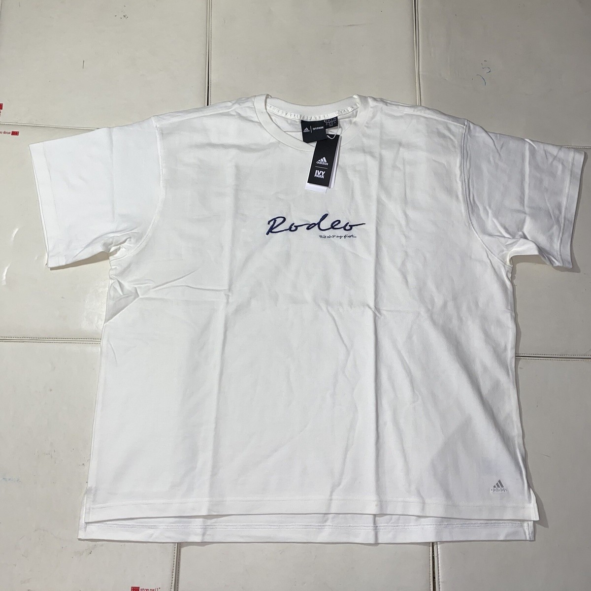 NEW adidas Ivy Park Graphic Tee Off White Size 2XL HG4480 | eBay