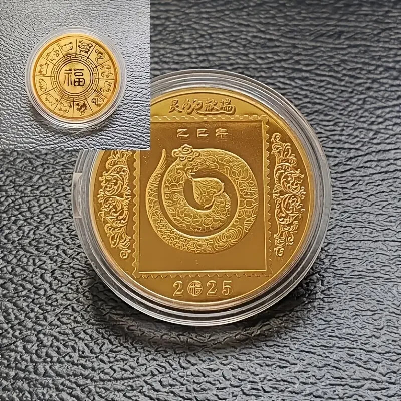 Chinese Year of The Snake 2025 Golden Coin Five To Choose & A GOLD FOIL BANKNOTE