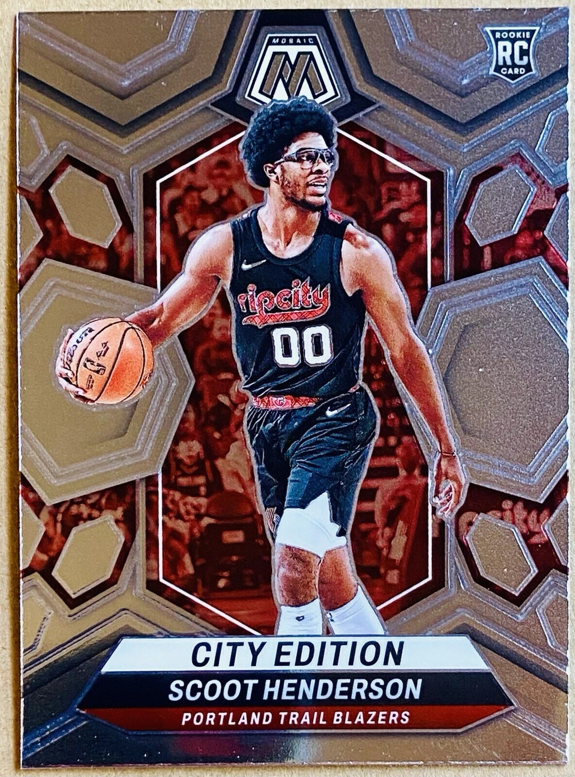 2023-24 Panini Mosaic - City Edition Scoot Henderson #275 Silver Prizm (RC)
