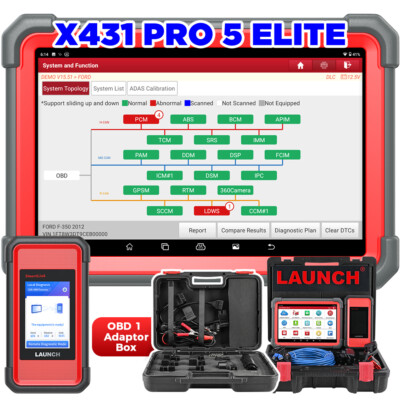 LAUNCH X431 Euro PRO 5 Profi OBD2 Diagnosegerät ALLE SYSTEM ECU Programm Coding