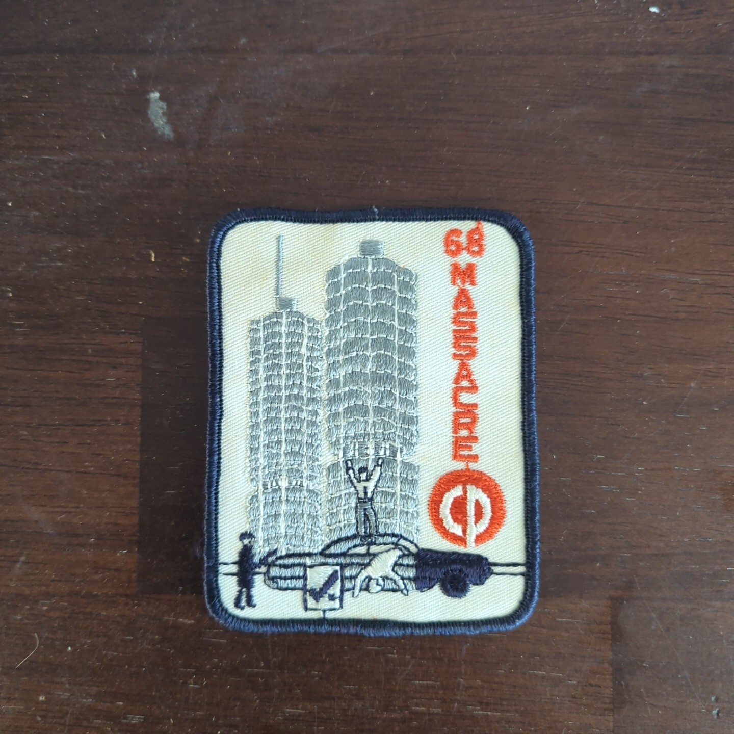 Vintage 68 MASSACRE CP Sew On Patch 3.25” x 4”