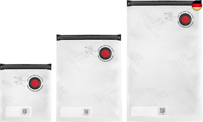 ZWILLING Fresh & Save Vakuum Beutelset, Größe S/M/L, 10-tlg, Kunststoff