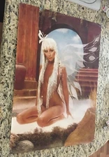 CHER ORIGINAL 1978 NUDE BUTTERFLY  POSTER/PHOTO   Harry Langdon STUDIOS FREE S&H