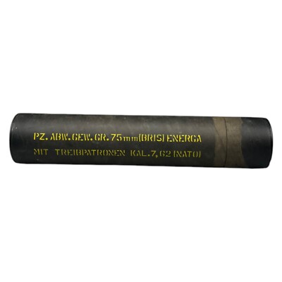 PZ. ABW. GEW. GR. 75 mm (BRIS) ENERGA MIT TRAIBPATRONEN KAL. 7,62 (NATO) Röhre