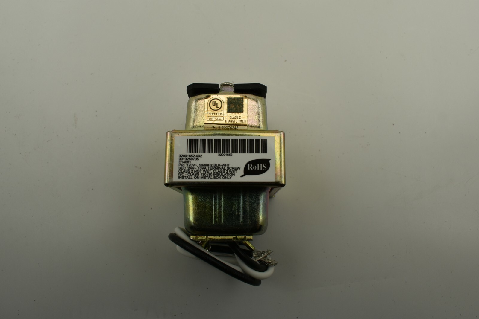 Transformer 10 Watt 24 Vac 32001652-002 Lot Of 4