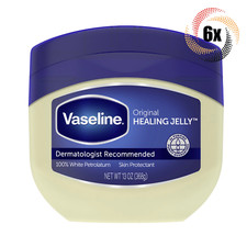 6x Jars Vaseline Original 100 Pure Petroleum Jelly  13oz  Skin Protectant