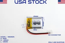 3.7V 400mAh 902025 Lithium Polymer LiPo Rechargeable Battery (USA STOCK)