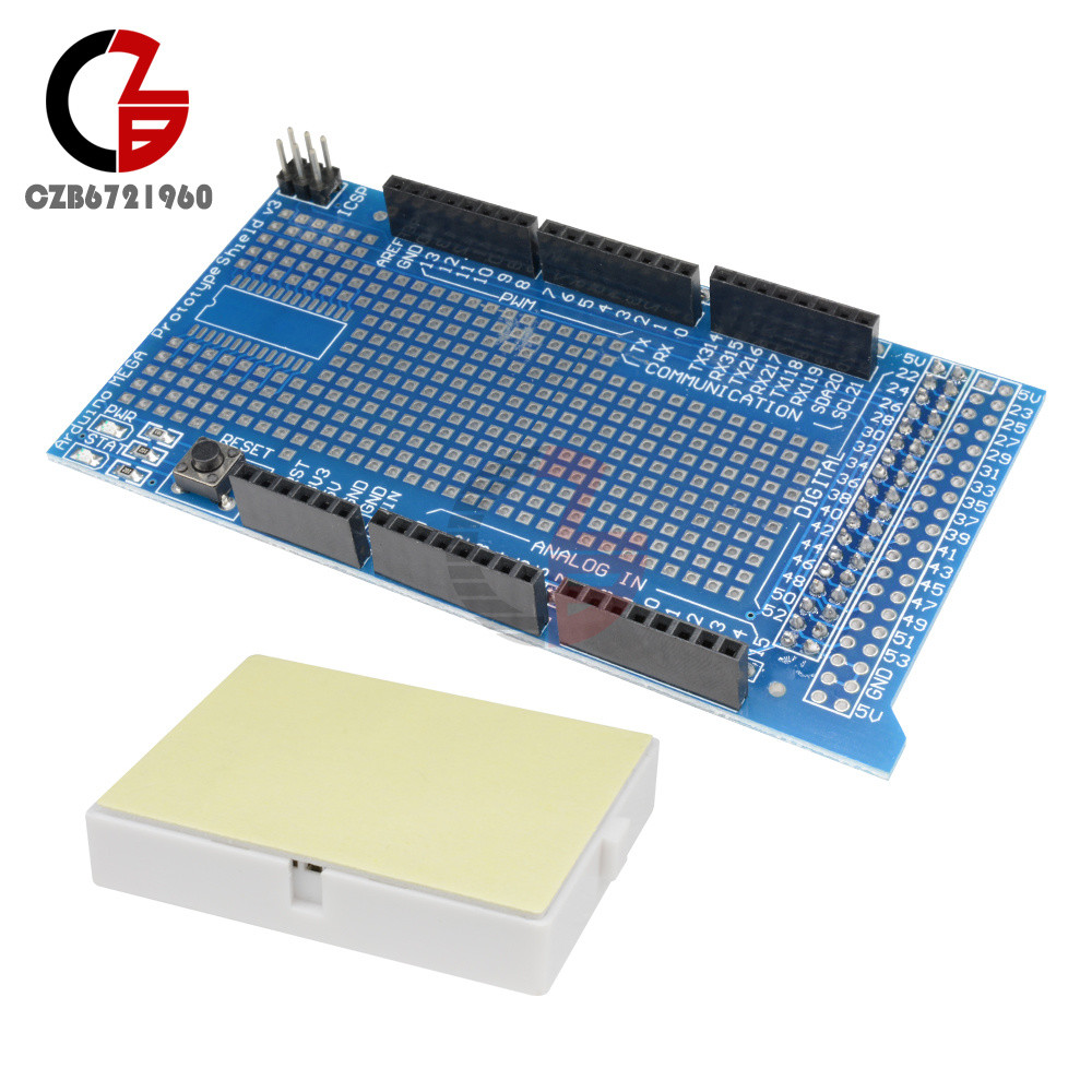 Prototype Shield W/ Mini Breadboard Arduino MEGA In Pakistan