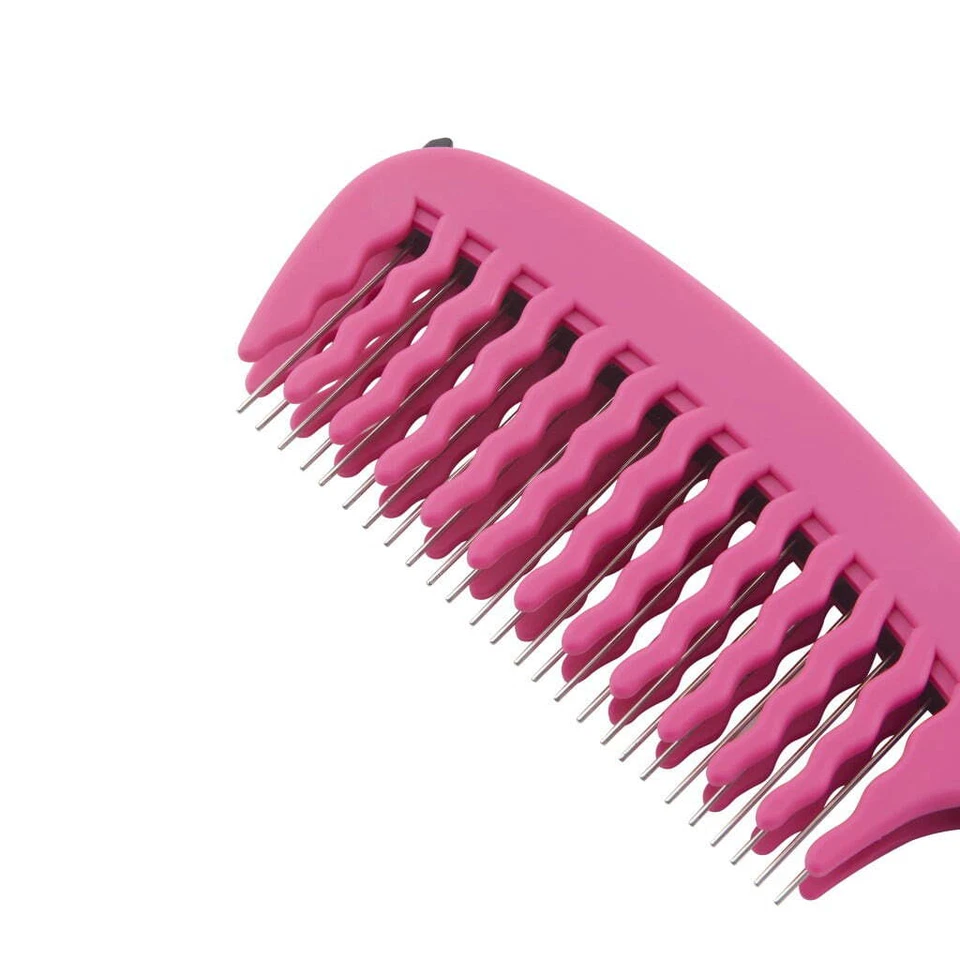 The Knot Dr. For Conair Pro Brite 2-in-1 Detangle Dual-Row Comb, Pink, 1-Piece - Image 3 of 4
