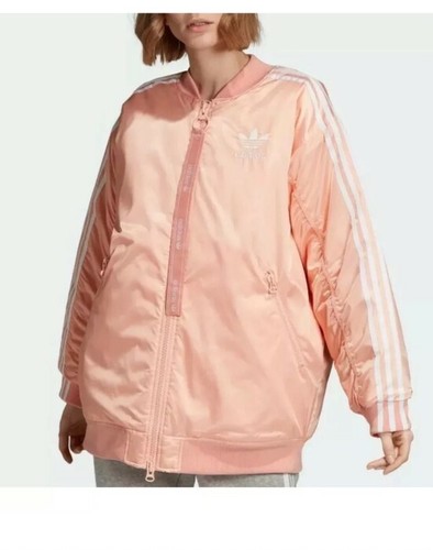 Long Bomber Oversized Jacket Glow Pink 
