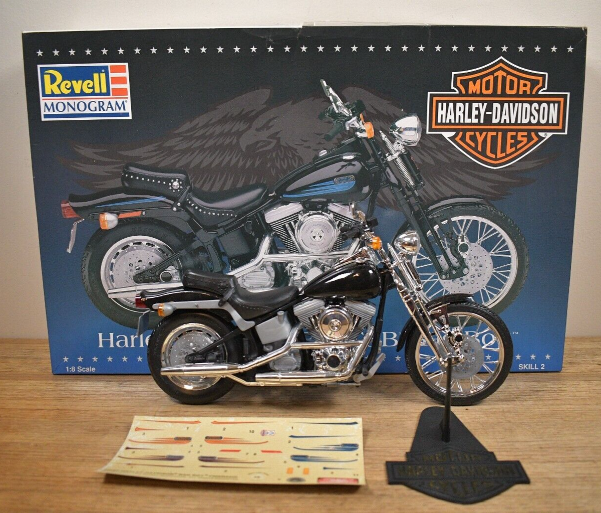 Revell Monogram Harley Davidson FXSTSB Bad Boy Motorcycle Model