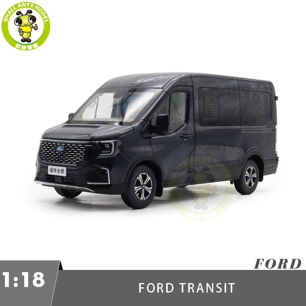 1/18 Ford Transit V348 T8 Van Cargo MPV Blue Diecast Model Car