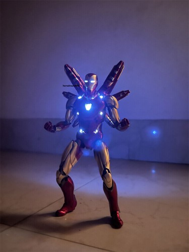 CS Fantascraft Iron Man MK85 2.0 Ver. Metal Action Figure 1/12 LED Light Model - Picture 9 of 14