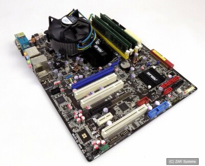 Asus P58-E Plus LGA775 Motherboard + Intel E6700 2.66GHz + 3GB DDR2, 100% OK, BULK
