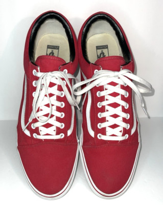 Vans Old Skool Men's Classic Sneaker Size 17 Red B*JS