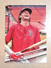 2017 TOPPS UPDATE #US225 ANDREW BENINTENDI SHORT PRINT SP VARIATION ROOKIE RC