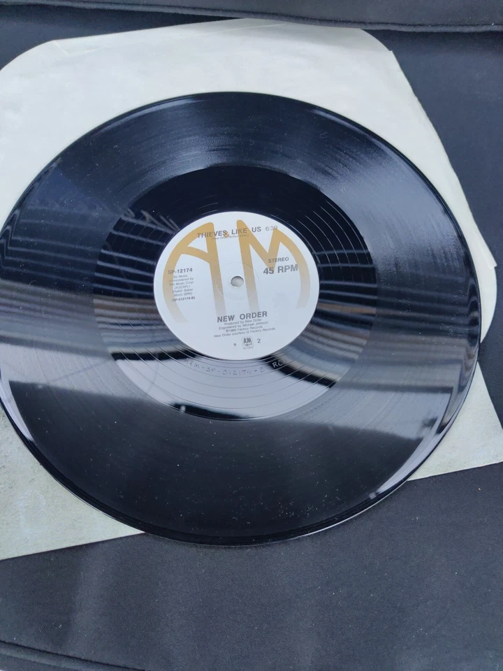 NEW ORDER Shellshock 1986 US A&M White Label PROMO 12" Dub Version JOY DIVISION - Image 3 of 4