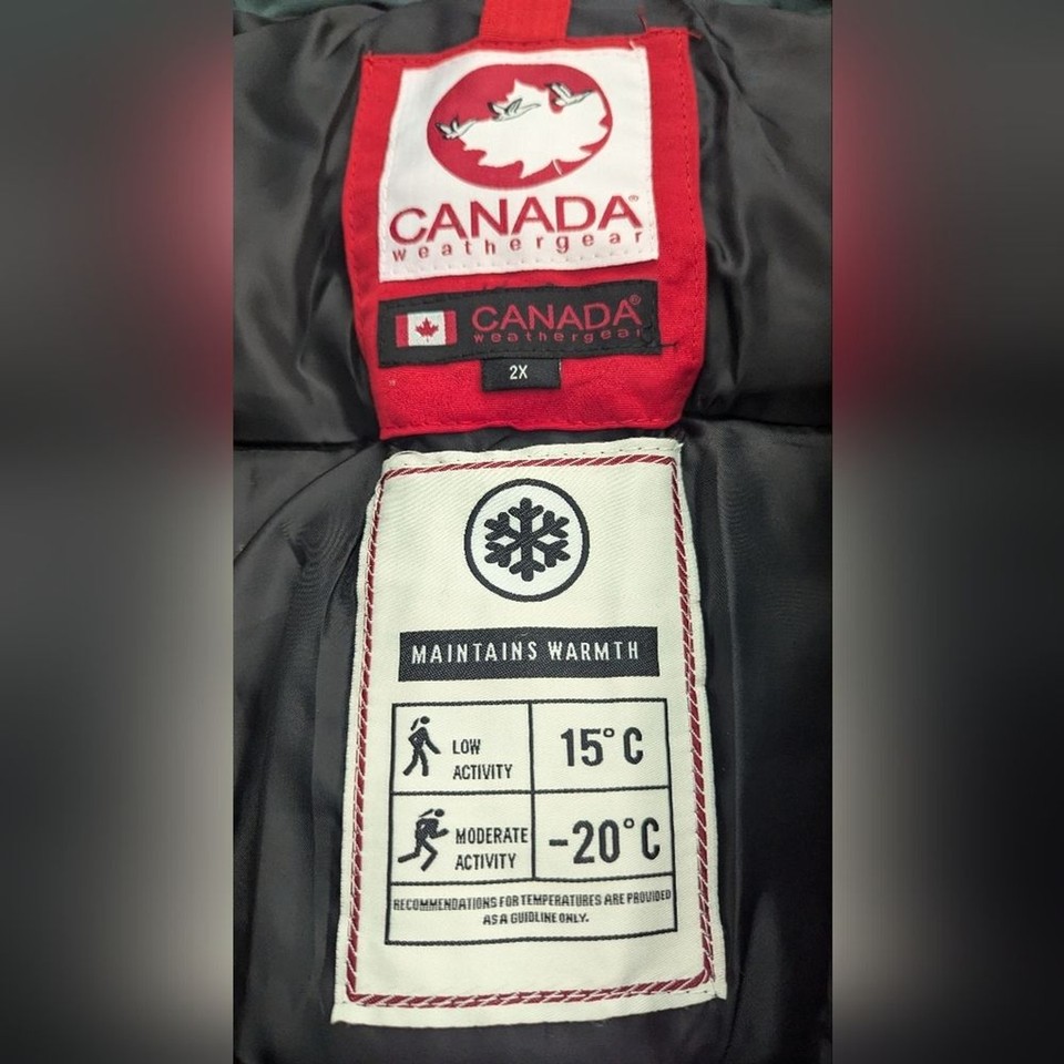 NWT Canada Weathergear Cold Weather Snow Coat Size 2XL eBay