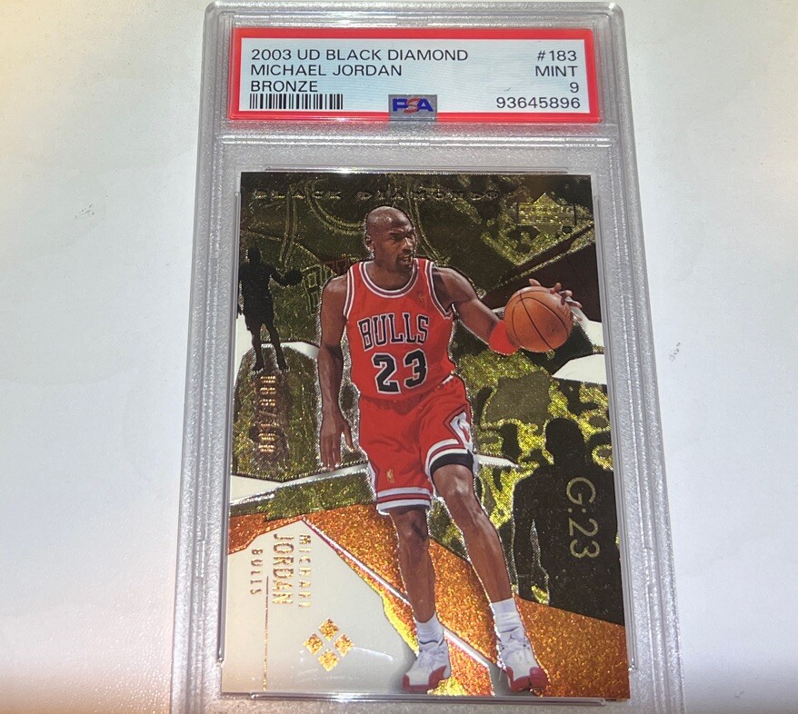 2003-04 Upper Deck Black Diamond - Bronze #183 Michael Jordan /100 PSA Grade 9