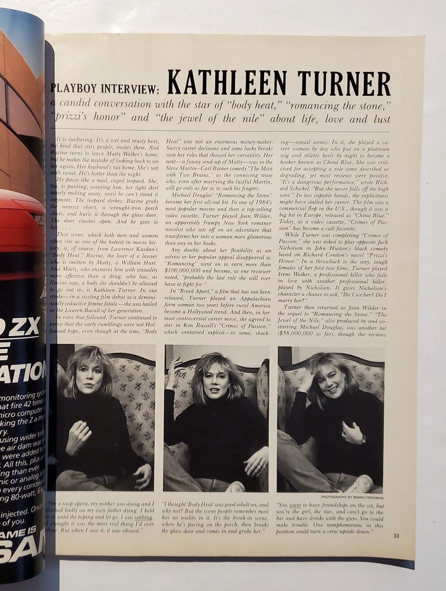 PLAYBOY'S NUDES 特別版　2008年 Playboy Magazine May 1986 Issue (Kathleen Turner Cover And
