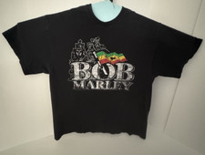 Zion Bob Marley Tshirt Mens XL Adult Black Jamaica Flag Reggae Music Legend