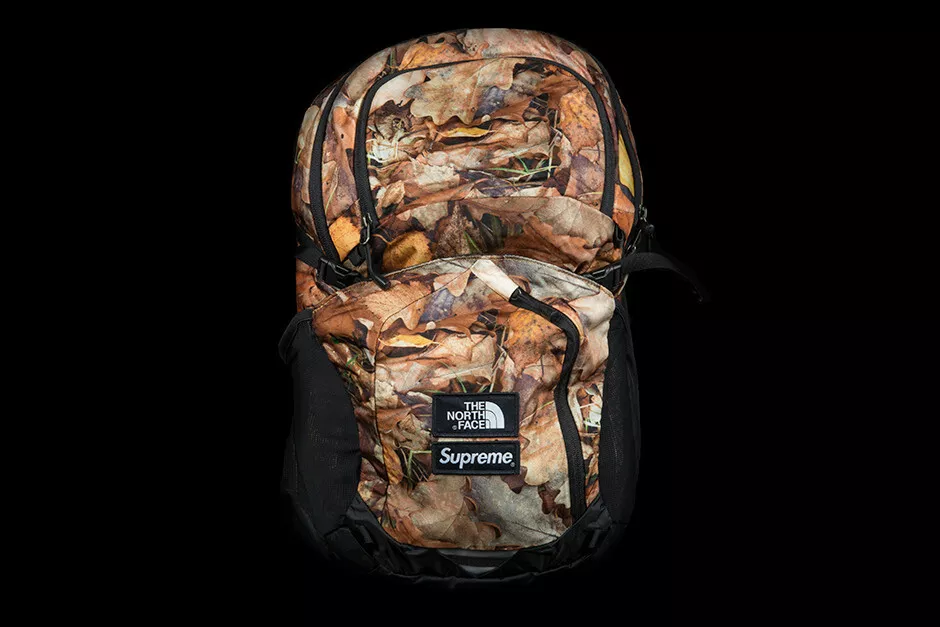 Gehoorzaam Nationale volkstelling wagon BRAND NEW FW16 SUPREME THE NORTH FACE POCONO BACKPACK LEAVES CAMO | eBay