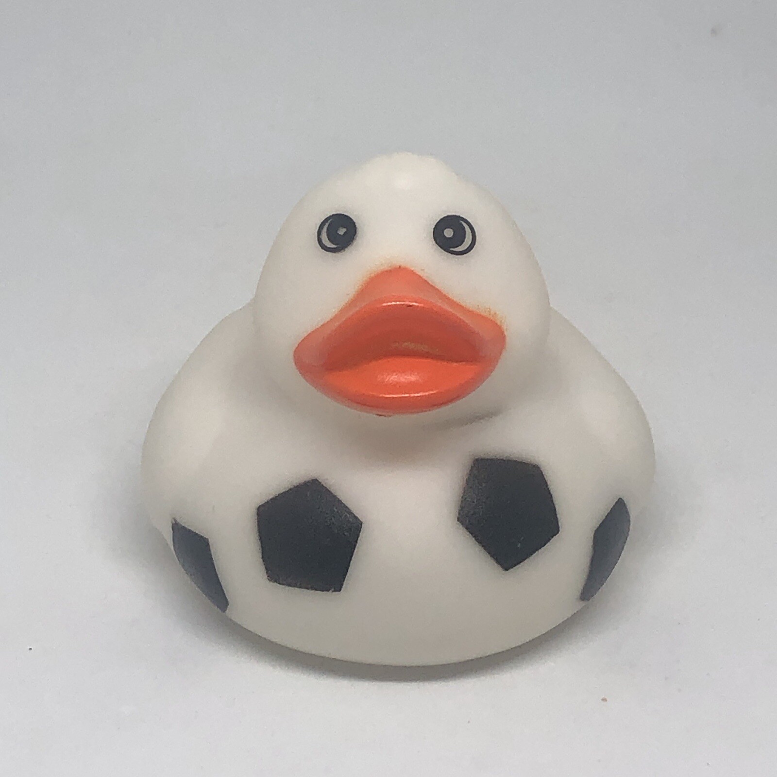 Rubber Duck Soccer Ball Bath Toy 2.5 Inch for Pool Jeep Fun