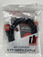 Deco Gear 4k Copper 6ft HDTV Cable HDMI 2.0