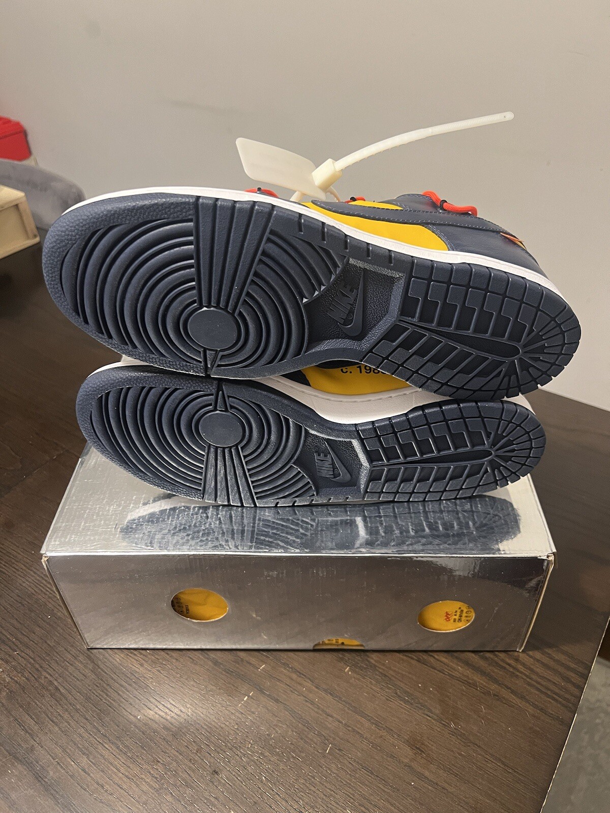 OFF WHITE X NIKE Taglia 11.5 Nike Dunk Low x OFF WHITE University G 2019