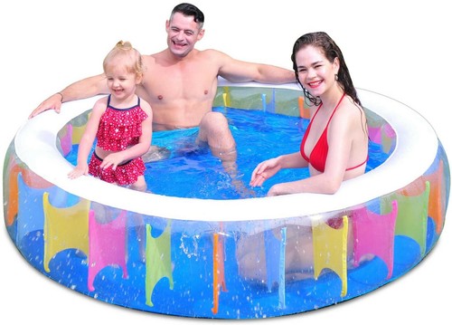 Lunvon Inflatable Kids Swimming Pool 