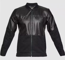 Under Armour Men's Black UA Unstoppable Swacket Full Zip Bomber Jacket Sz Small
