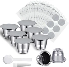 Didaey Reusable Espresso Capsules Stainless Steel Refillable Coffee Pods