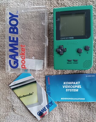 Alter Gameboy Pocket grün mit Case
