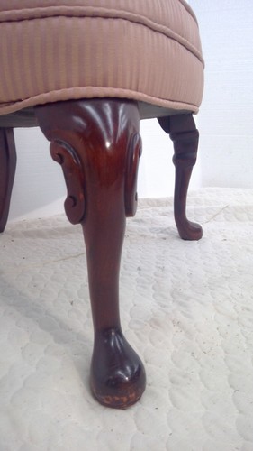 Vintage Cherry Armchair Lolling Chair nice upholstery - Picture 18 of 18