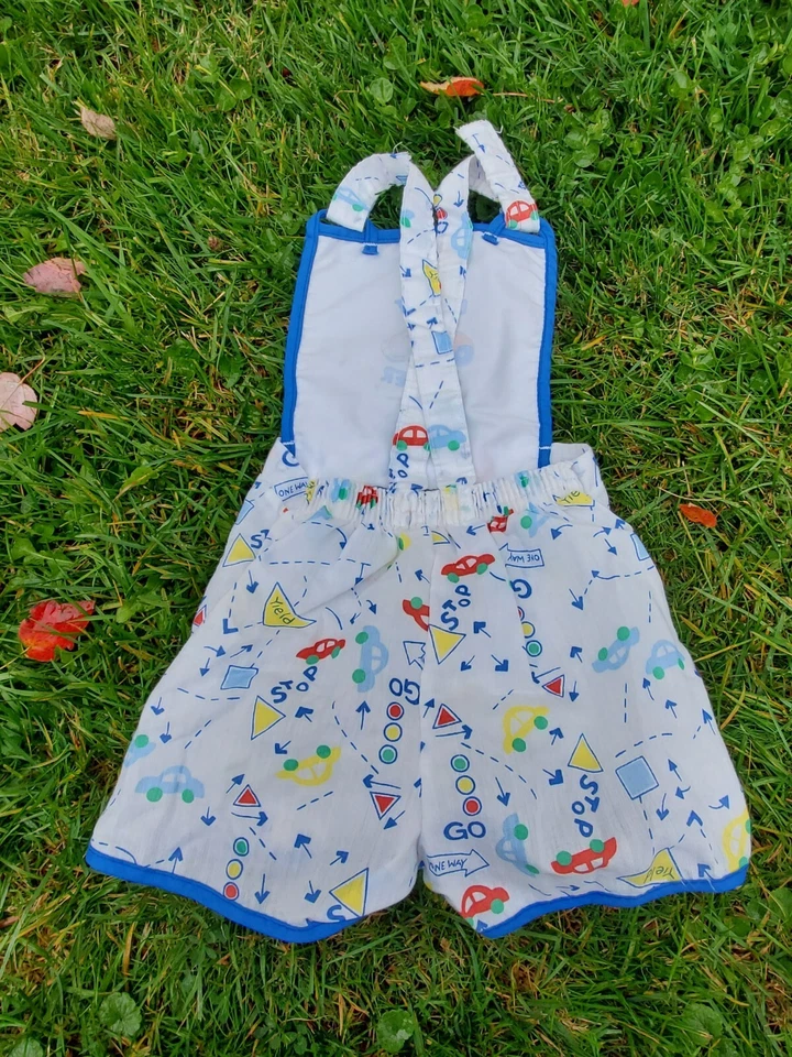 Pantalones cortos de coche Polar Infantswear Lil Hot Rodder mameluco vintage 3t hecho en Estados Unidos Foto 4 de 4