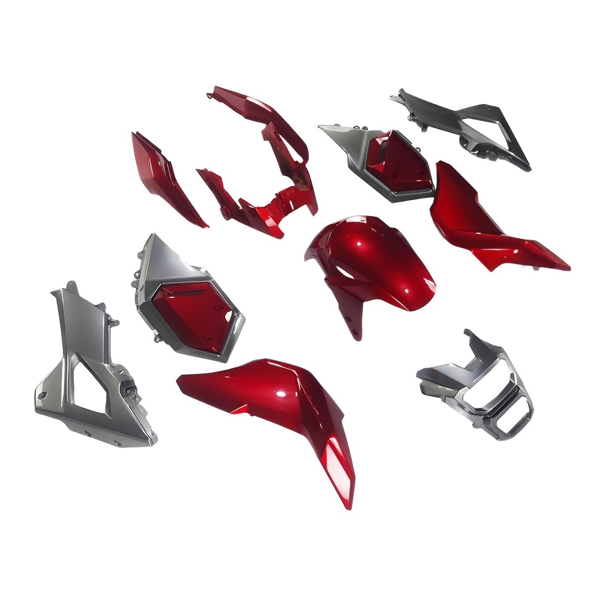 For Grom 2016 2017 2018 2019 2020 Honda Candy Red Grey Fairing