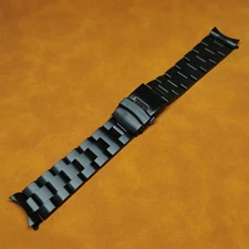 Curved End 18-24mm Metal Watch Bracelet 20 22mm Stainless Steel Watch Strap Band