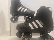 Adidas Originals Superstar 82 Skate Black White Rollerskate JI3535 Womens sz 5.5
